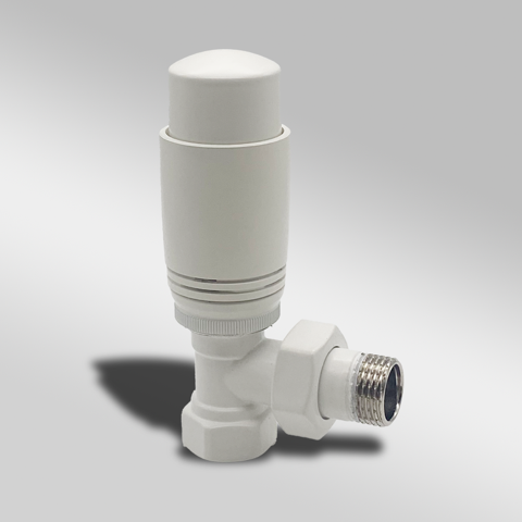 Edp Beyaz Termostatik Radyatör Vanası Sıcaklık Kontrol 1/2" - Banyovit