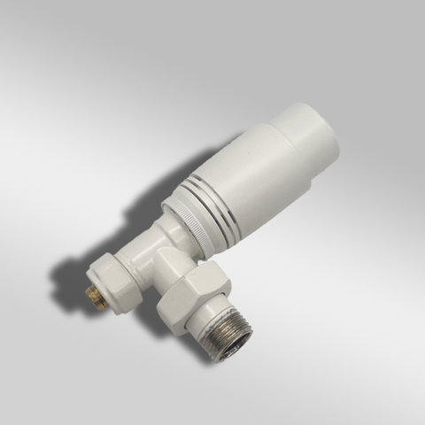 Edp Beyaz Termostatik Radyatör Vanası Sıcaklık Kontrol Pex 16x2" - Banyovit