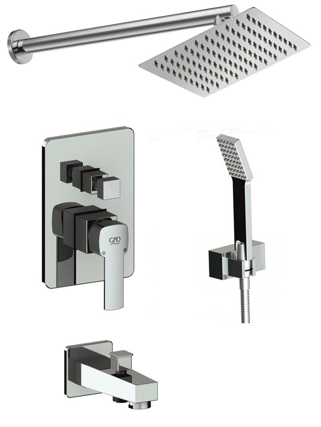 GPD Pedra Basmalı Ankastre Duş Seti – Ankastre Duş Seti BNS06