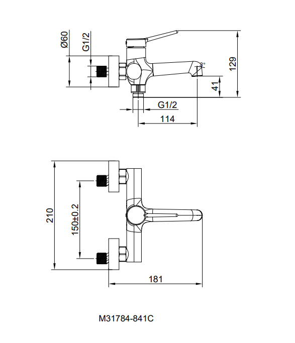 Creavit Flow Banyo Armatürü Bataryası FL2500 - Banyovit