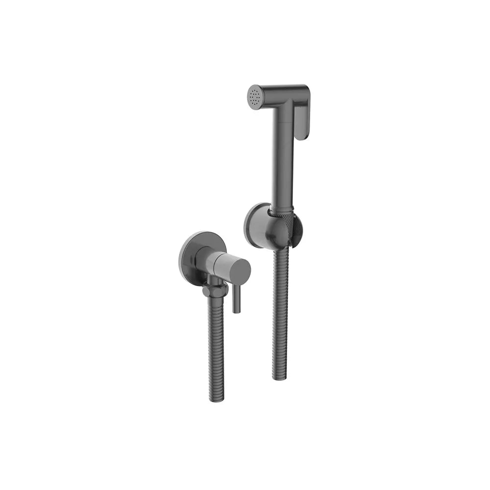 Creavit Bide Klozet Banyo Sprey Yıkama Sistemi Hijyenik Ara Musluklu Metalik Gri Taharetmatik H600GR