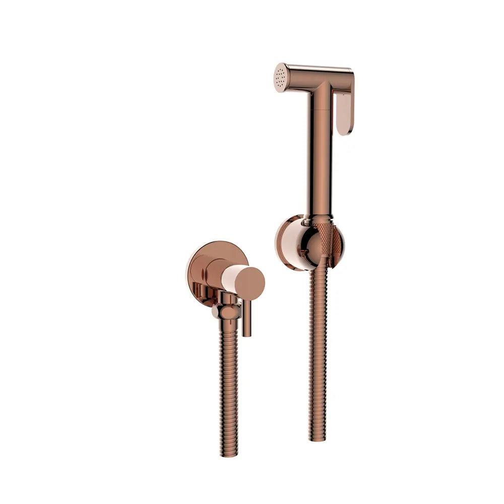 Creavit Bide Klozet Banyo Sprey Yıkama Sistemi Hijyenik Ara Musluklu Rose Gold Taharetmatik H600RG