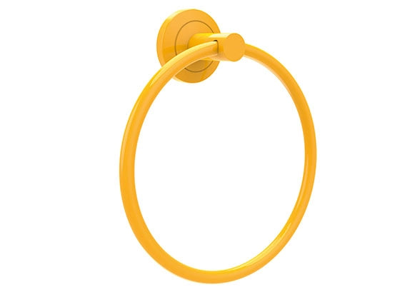 Creavit Royale Sarı Yuvarlak Havluluk BR20210Y - Banyovit