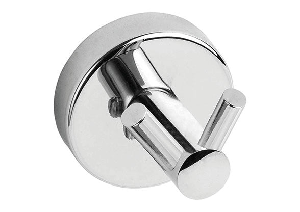 Creavit Drop 2'li Çiftli Bornozluk Askılık Krom DR27014 - Banyovit