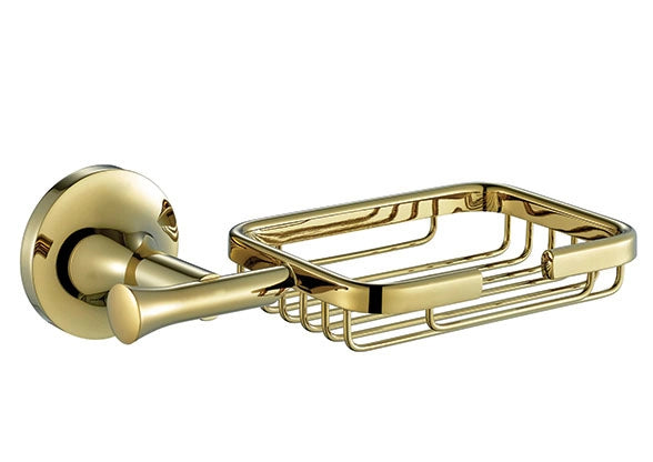 Creavit Neo Kare Tel Sabunluk Paslanmaz Gold Altın NO12029G - Banyovit