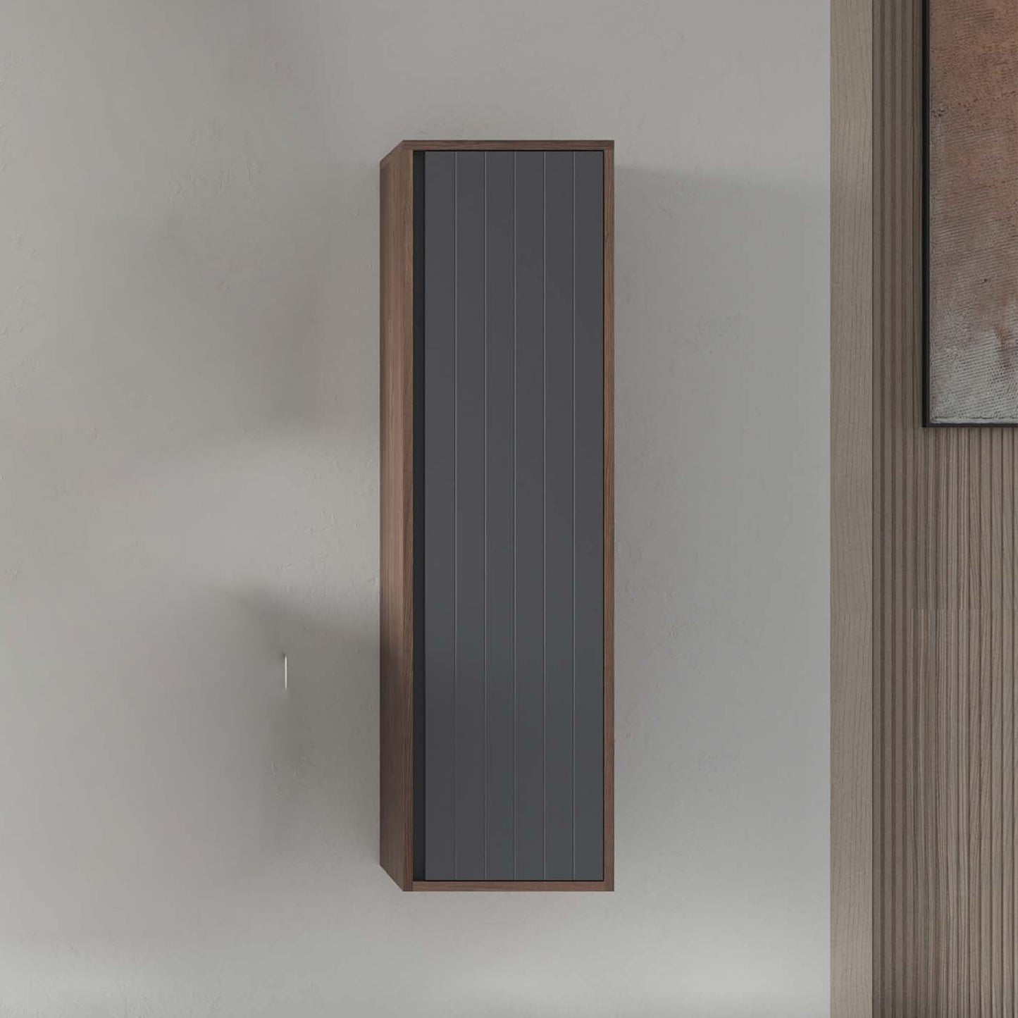 Orka Prato 40 cm Banyo Boy Dolabı | Navaro Antrasit