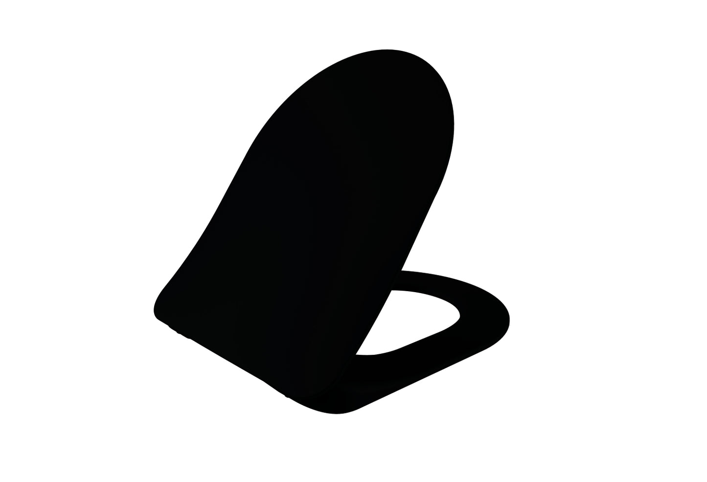 Creavit Terra Siyah Mat Asma Klozet (TP325‑00SM00E‑0000) + Duck Siyah Mat Yavaş Kapanan Droplast Klozet Kapağı (KC0903‑01‑1400E)