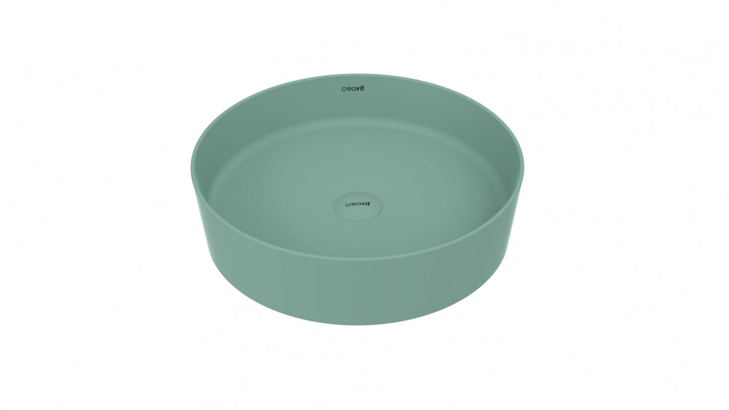 Creavit Loop Çanak Lavabo Nil Yeşili LP145-00NY00E-0000 - Banyovit