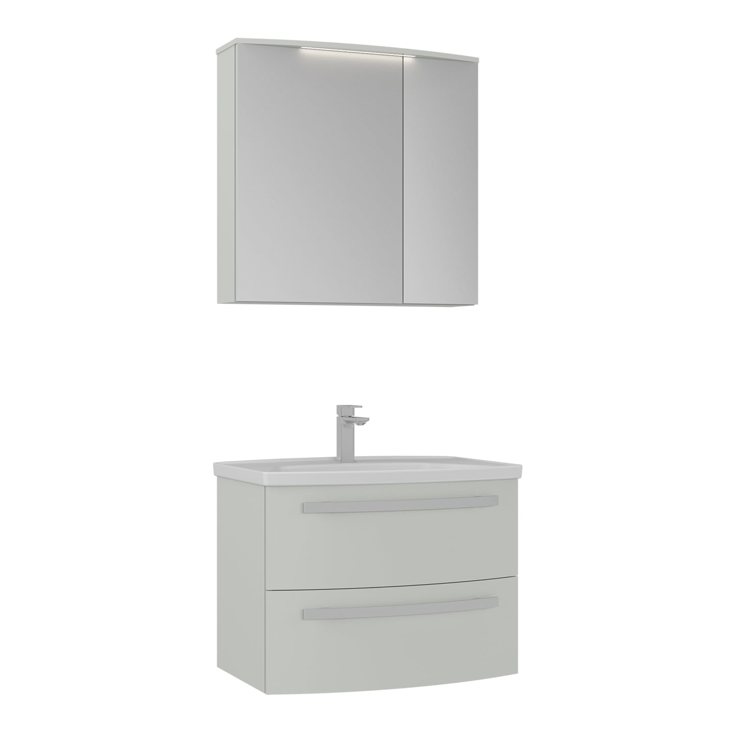 Orka Urla 70 cm Banyo Dolabı Takımı | Parlak Kaşmir