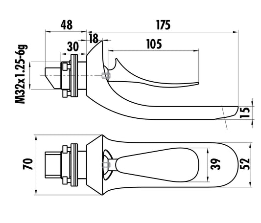 Creavit Foglia Ankastre Lavabo Armatürü Bataryası FG1401