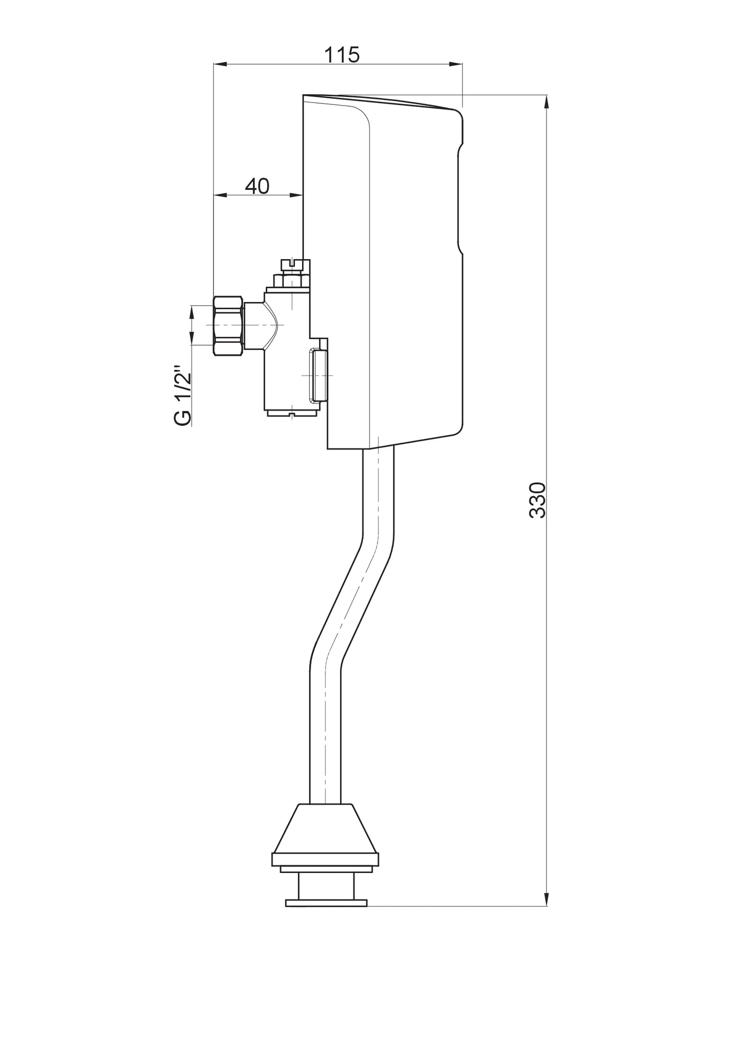 Fotoselli Pisuvar Bataryası (Sıva Üstü) Krom Fpb01 Gpd - Banyonline