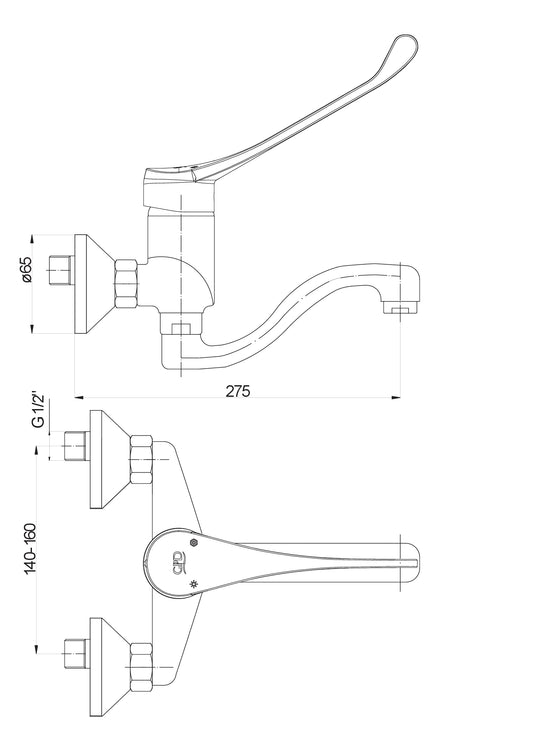 Doktor/Bedensel Engelli Aplike Eviye Bataryası Krom Mae45 Gpd - Banyonline