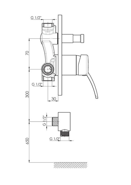 Primula Ankastre Kabin Bataryası Krom Mkb175 Gpd - Banyonline