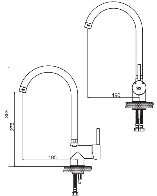 Espina Tek Gövde Eviye Bataryası Krom Mte70 Gpd - Banyonline