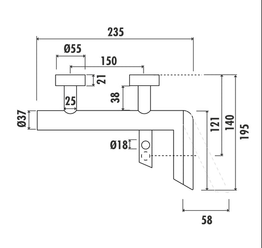 Creavit Smooth Banyo Armatürü Bataryası SM2500