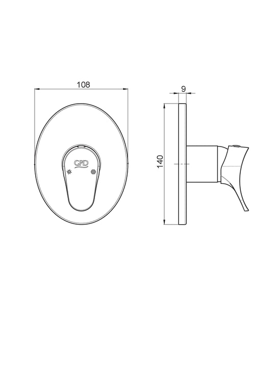 Florus Ankastre Duş Sıva Üstü Grubu Krom Sud170 Gpd - Banyonline