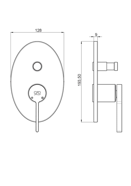 Gildo Ankastre Batarya Sıva Üstü Grubu Krom Sug165 Gpd - Banyonline