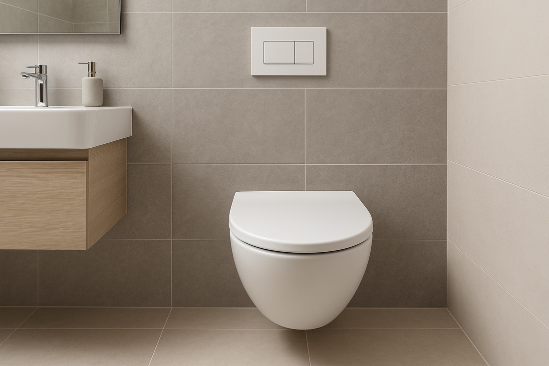 Gömme Rezervuar ile Modern Banyo Dekorasyonu