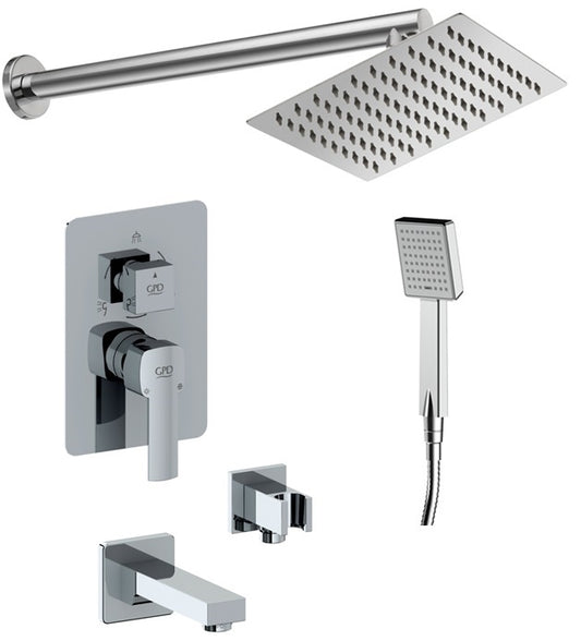 GPD Pedra Çevirmeli Ankastre Duş Seti – Ankastre Duş Seti BNS05