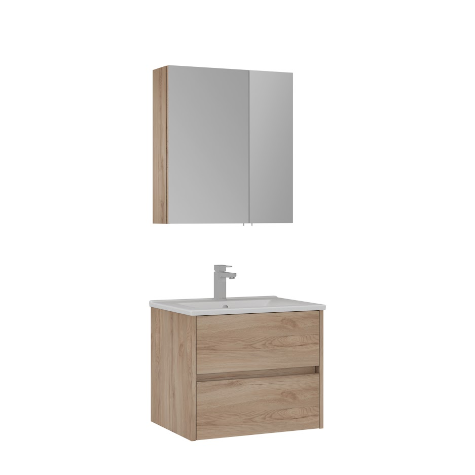 Orka Side 65 cm Çekmeceli Banyo Dolabı Takımı | Legnano