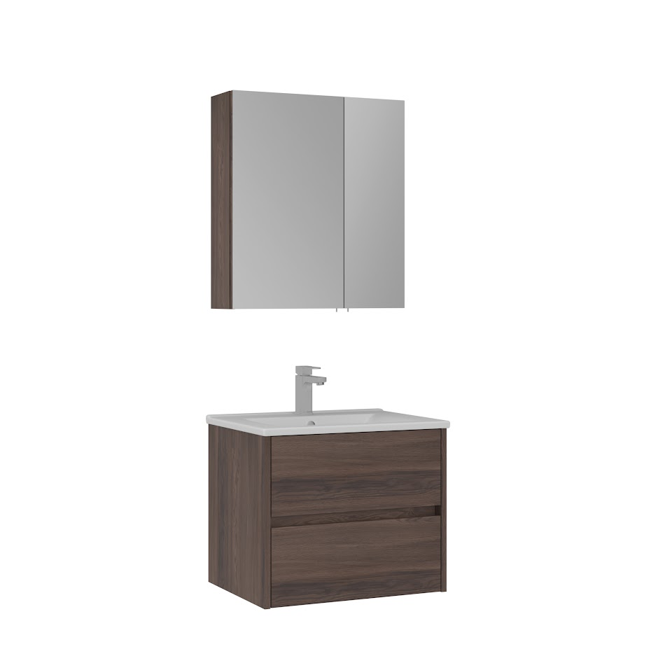 Orka Side 65 cm Çekmeceli Banyo Dolabı Takımı | Navaro