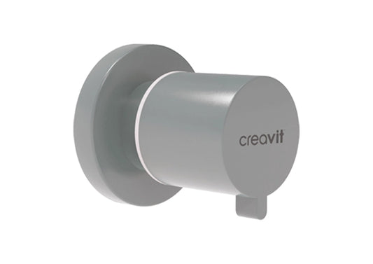 Creavit Aç-Kapa Ara Kesme Valfi 1/2'' - 1/2'' (PPRC Gövde)-Cool Grey AC50L.CGR