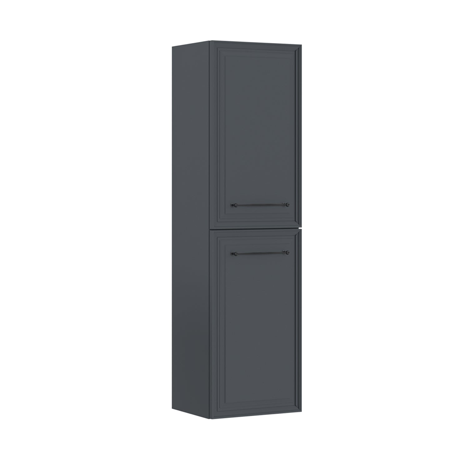 Orka Design 40 cm Banyo Boy Dolabı | Mat Antrasit