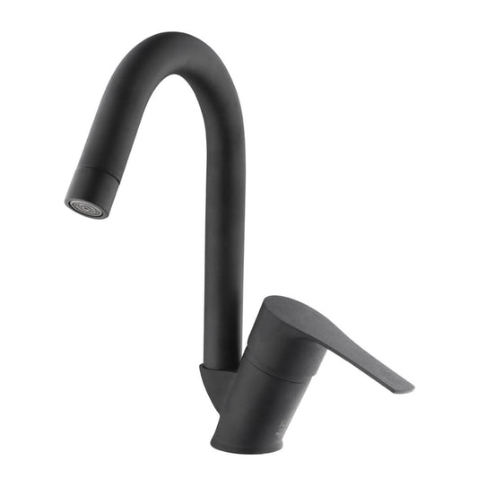 KAS Antoryum Kuğu Lavabo Bataryası Siyah (Nero) 9231963-B1