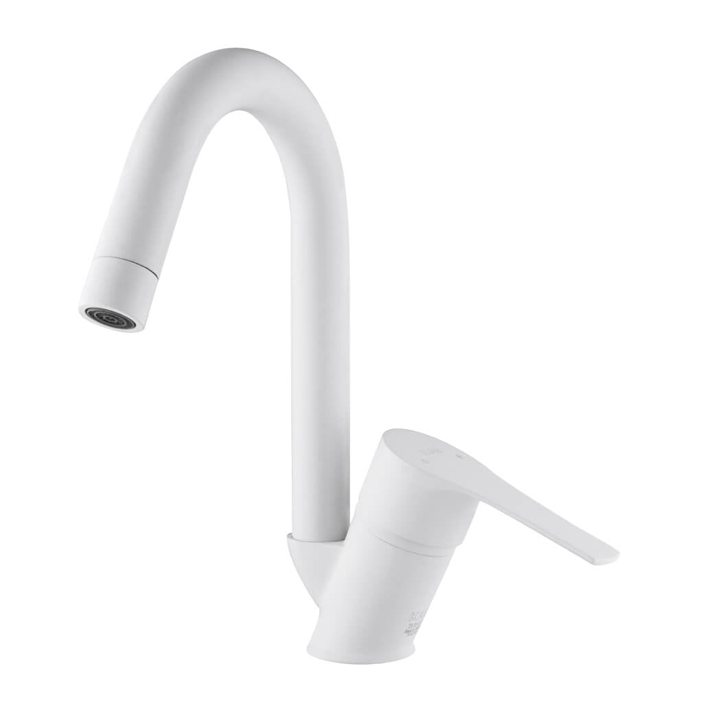 KAS Antoryum Kuğu Lavabo Bataryası Beyaz (Bianco) 9231963-B7