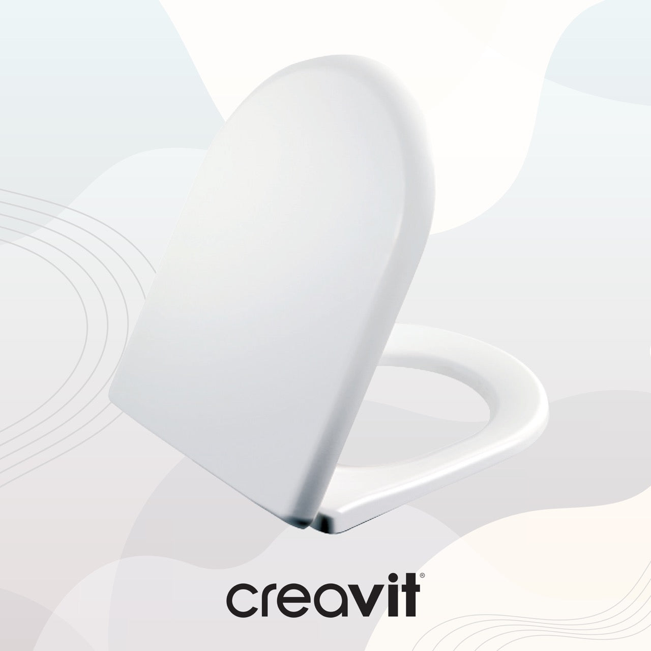 Creavit Amasra Ultima Duroplast Yavaş Kapanan Beyaz Klozet Kapağı KC0103.03.0000E