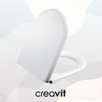 Creavit Amasra Ultima Duroplast Yavaş Kapanan Beyaz Klozet Kapağı KC0103.03.0000E