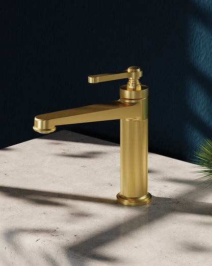 Creavit Lidya Lavabo Armatürü Brush Gold LY1500BG - Görsel 3