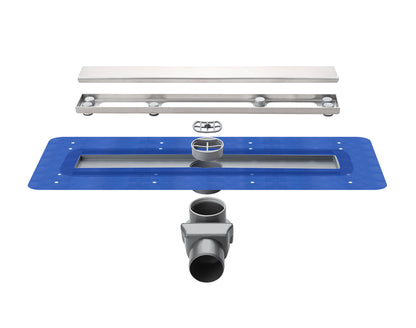 Sukar Line 2 Slim Komple Paslanmaz Plain Izgara Yalıtımlı Duş Kanalı