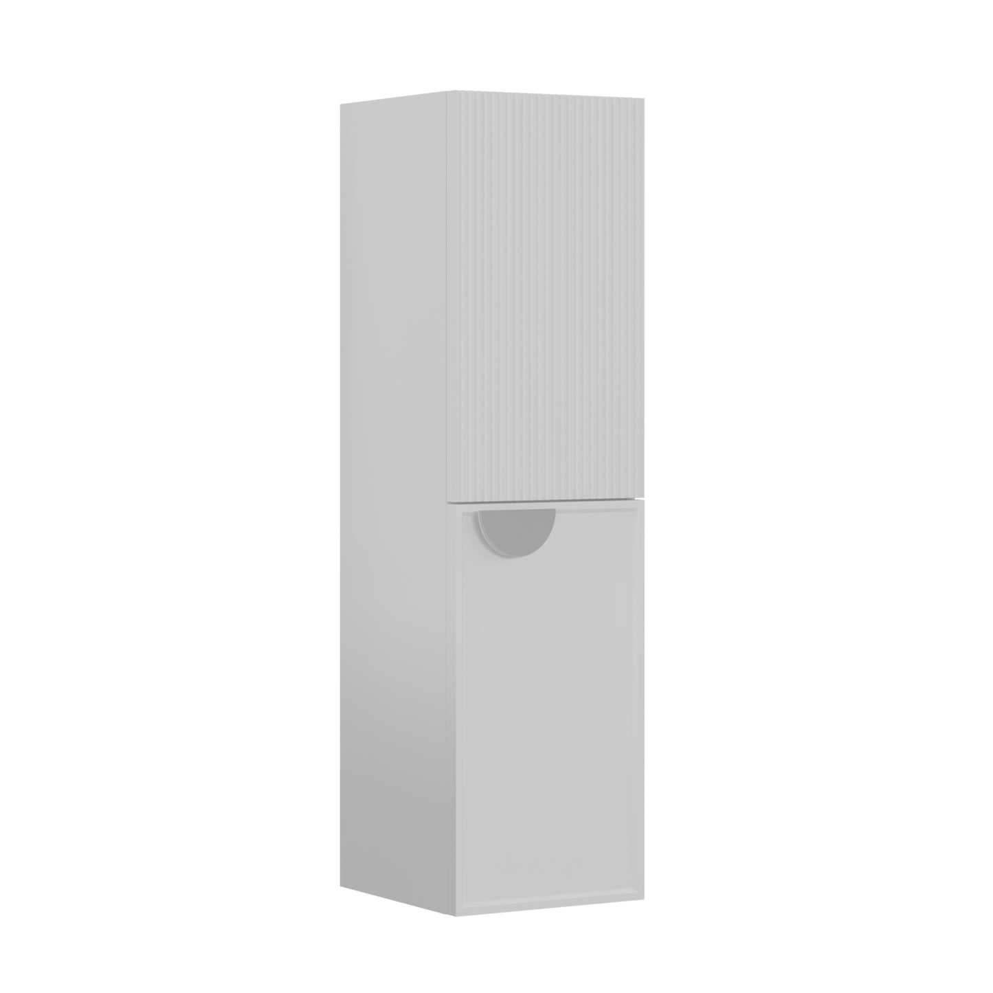 Orka Molino 40 cm Banyo Boy Dolabı | Mat Beyaz