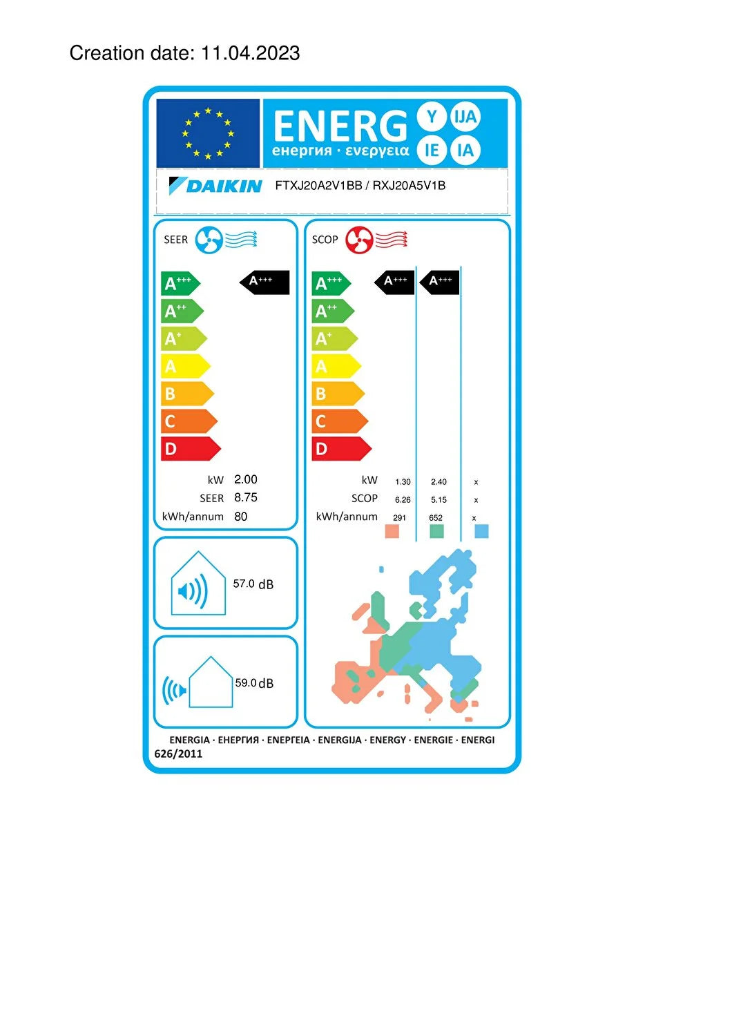 Daikin Emura 7000 BTU/h A+++ İnverter Duvar Tipi Klima Siyah (FTXJ20AB - RXJ20A) - Banyovit