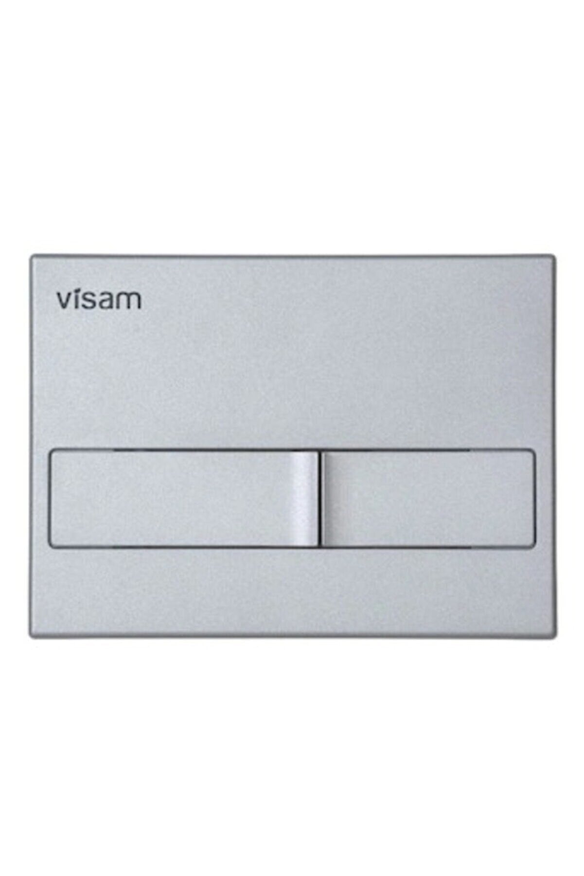 Visam Karina İki Kademeli Kumanda Paneli Mat Krom Buton 226-001