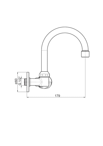 Rios Aplike Lavabo Musluk Krom Alm30 Gpd - Banyonline