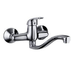 Adrio Aplike Duvardan Çıkışlı Lavabo Bataryası Krom Mal120 Gpd
