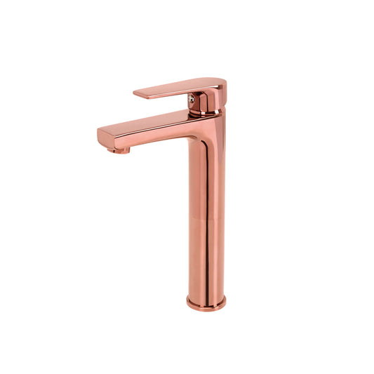 Creavit Sharp Uzun Set Üstü Lavabo Armatürü Bataryası Rose Gold SR6500C